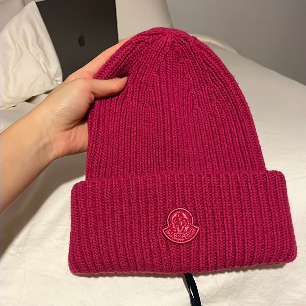 Moncler Fuchsia Pink Beanie